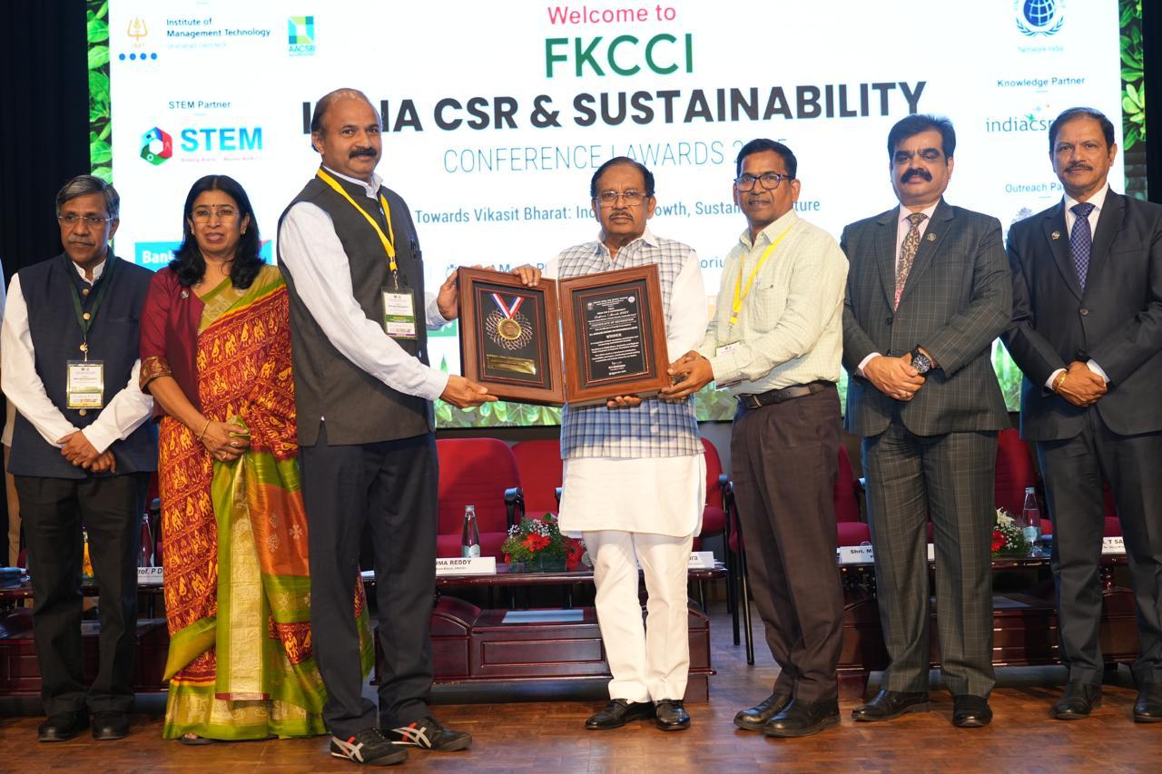 Award at FKCCI India CSR  Susutanibility conference